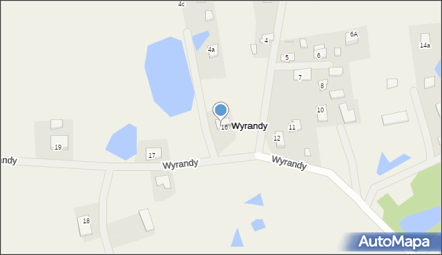 Wyrandy, Wyrandy, 4B, mapa Wyrandy