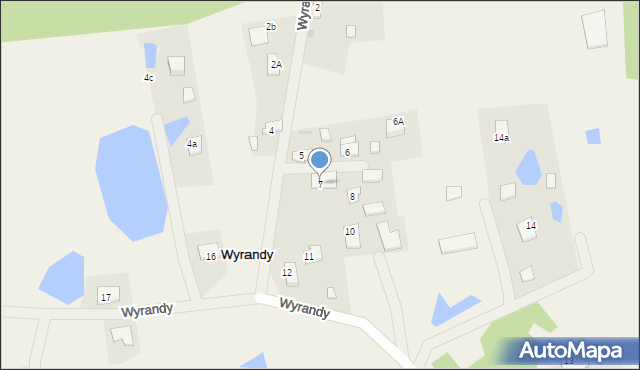 Wyrandy, Wyrandy, 7, mapa Wyrandy