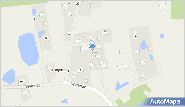 Wyrandy, Wyrandy, 8, mapa Wyrandy