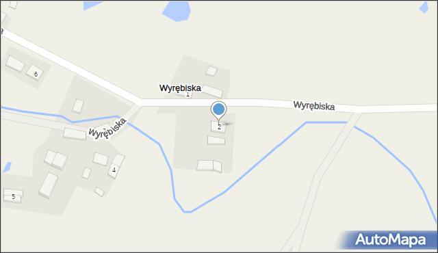 Wyrębiska, Wyrębiska, 2, mapa Wyrębiska