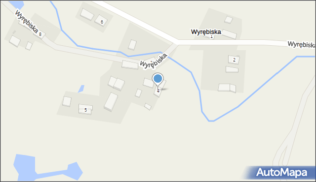 Wyrębiska, Wyrębiska, 4, mapa Wyrębiska