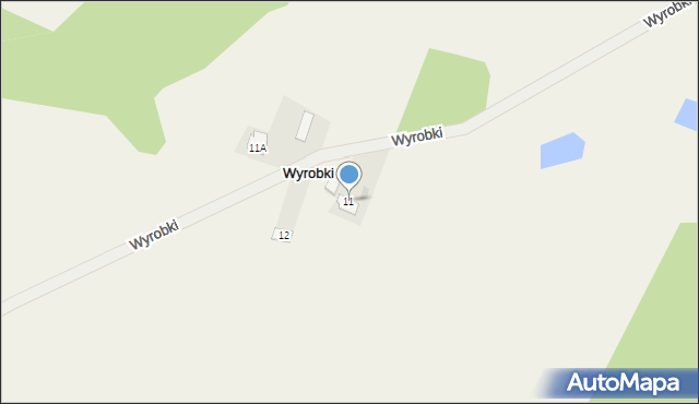 Wyrobki, Wyrobki, 11, mapa Wyrobki