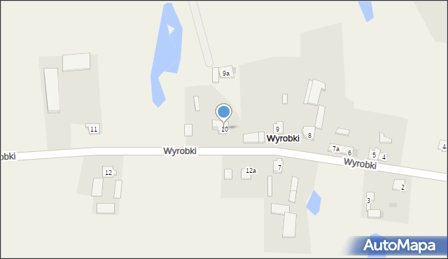 Wyrobki, Wyrobki, 10, mapa Wyrobki