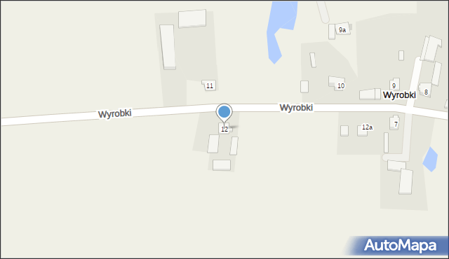 Wyrobki, Wyrobki, 12, mapa Wyrobki