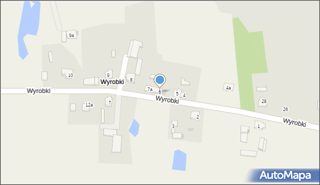 Wyrobki, Wyrobki, 6, mapa Wyrobki