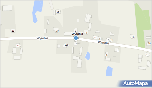 Wyrobki, Wyrobki, 7, mapa Wyrobki
