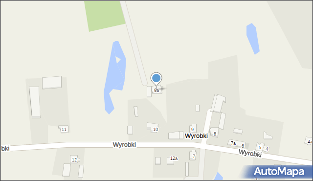 Wyrobki, Wyrobki, 9a, mapa Wyrobki