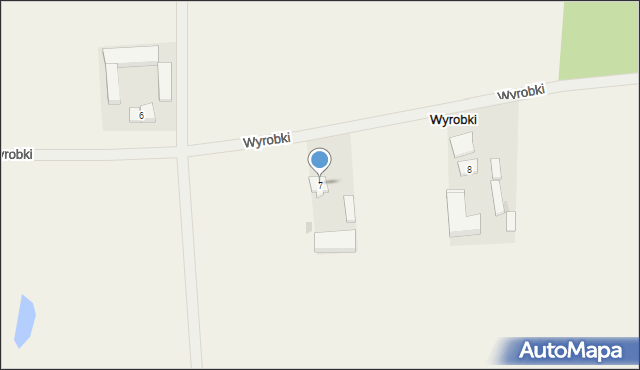 Wyrobki, Wyrobki, 7, mapa Wyrobki