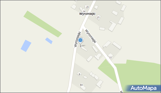 Wyromiejki, Wyromiejki, 9, mapa Wyromiejki