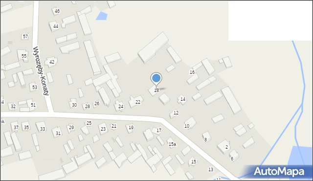 Wyrozęby-Konaty, Wyrozęby-Konaty, 18, mapa Wyrozęby-Konaty