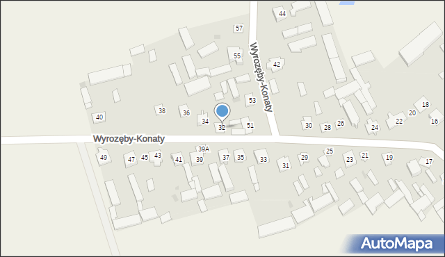 Wyrozęby-Konaty, Wyrozęby-Konaty, 32, mapa Wyrozęby-Konaty