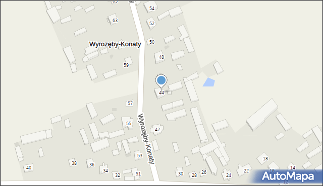 Wyrozęby-Konaty, Wyrozęby-Konaty, 44, mapa Wyrozęby-Konaty