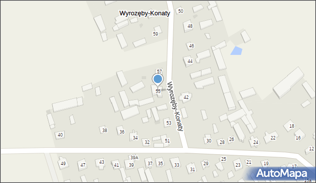 Wyrozęby-Konaty, Wyrozęby-Konaty, 55, mapa Wyrozęby-Konaty