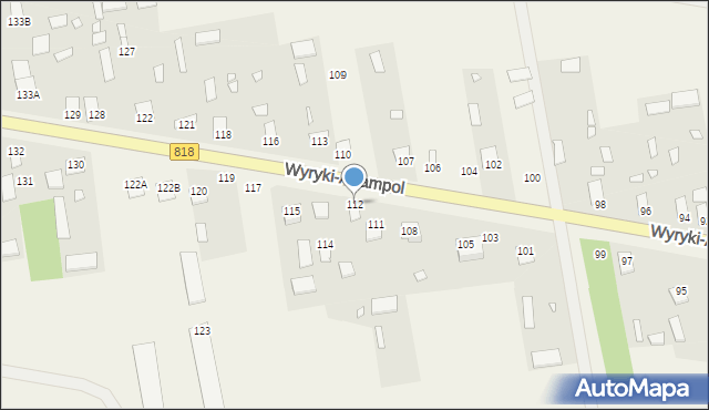 Wyryki-Adampol, Wyryki-Adampol, 112, mapa Wyryki-Adampol