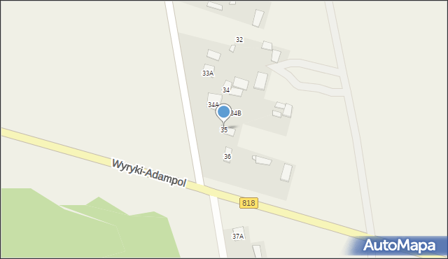 Wyryki-Adampol, Wyryki-Adampol, 35, mapa Wyryki-Adampol