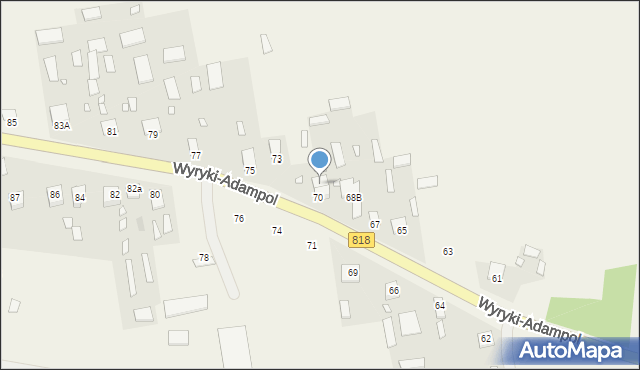 Wyryki-Adampol, Wyryki-Adampol, 72, mapa Wyryki-Adampol