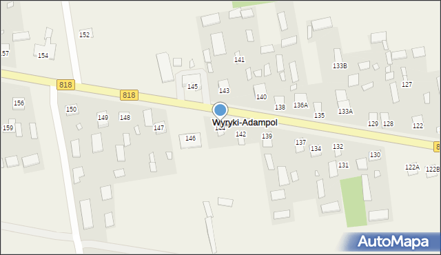 Wyryki-Połód, Wyryki-Połód, 144, mapa Wyryki-Połód