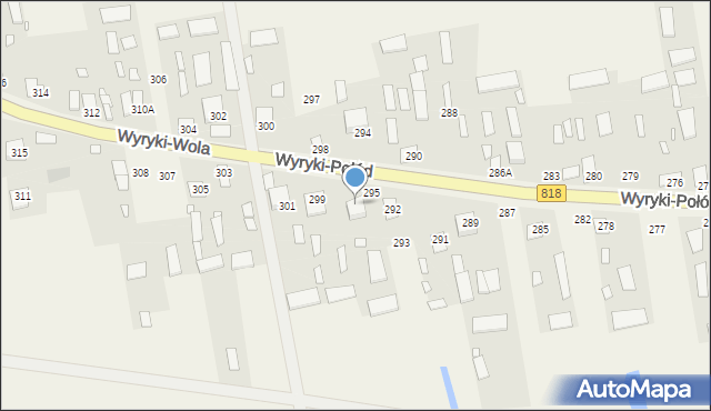 Wyryki-Wola, Wyryki-Wola, 296, mapa Wyryki-Wola