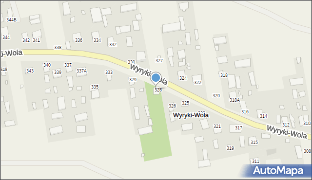 Wyryki-Wola, Wyryki-Wola, 328, mapa Wyryki-Wola