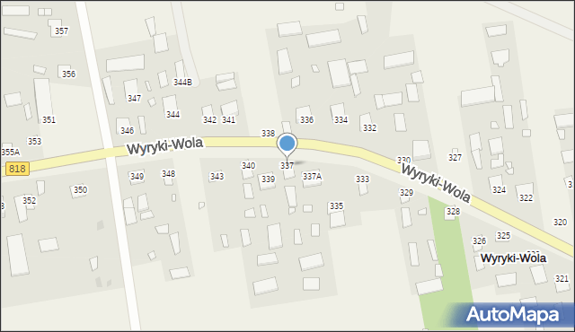 Wyryki-Wola, Wyryki-Wola, 337, mapa Wyryki-Wola