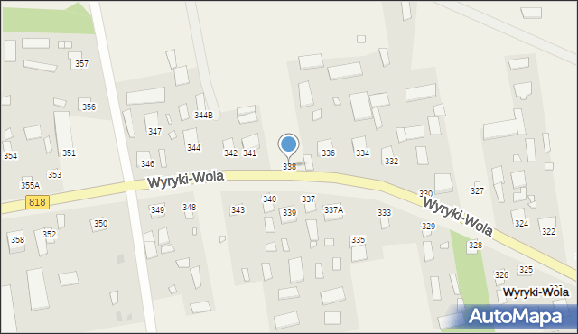 Wyryki-Wola, Wyryki-Wola, 338, mapa Wyryki-Wola