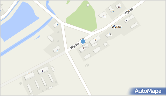 Wyrza, Wyrza, 4, mapa Wyrza