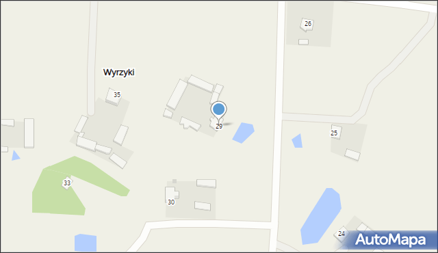 Wyrzyki, Wyrzyki, 29, mapa Wyrzyki