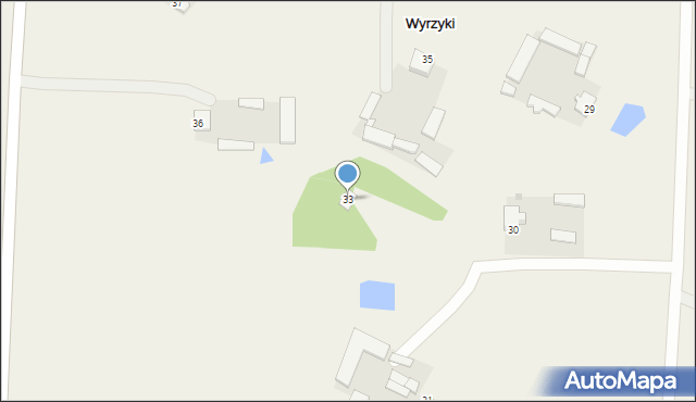 Wyrzyki, Wyrzyki, 33, mapa Wyrzyki