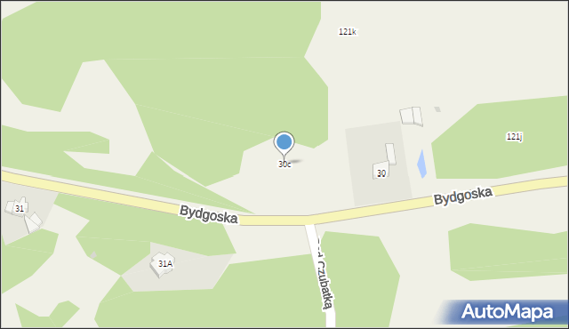 Wyrzysk Skarbowy, Wyrzysk Skarbowy, 30c, mapa Wyrzysk Skarbowy