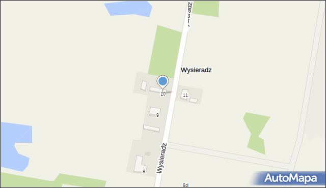 Wysieradz, Wysieradz, 10, mapa Wysieradz