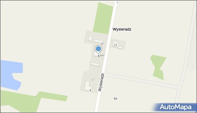 Wysieradz, Wysieradz, 9, mapa Wysieradz