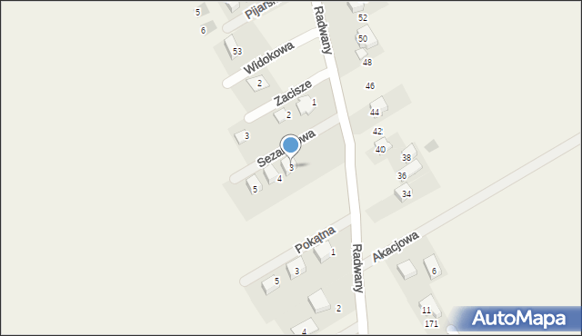 Wysiołek Luborzycki, Wysiołek Luborzycki, 216, mapa Wysiołek Luborzycki