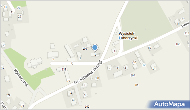 Wysiołek Luborzycki, Wysiołek Luborzycki, 83, mapa Wysiołek Luborzycki