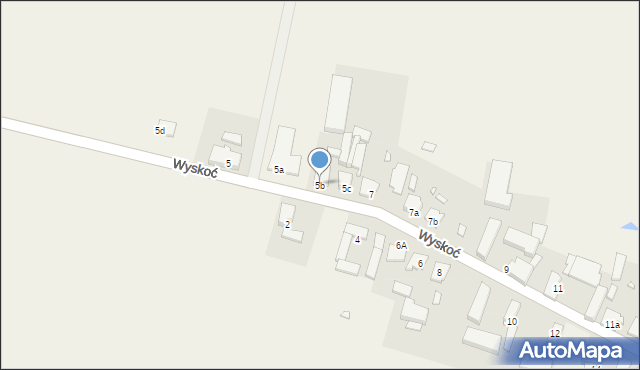 Wyskoć, Wyskoć, 5b, mapa Wyskoć