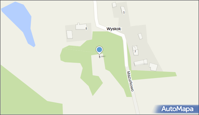 Wyskok, Wyskok, 6, mapa Wyskok