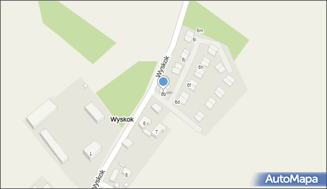 Wyskok, Wyskok, 6b, mapa Wyskok