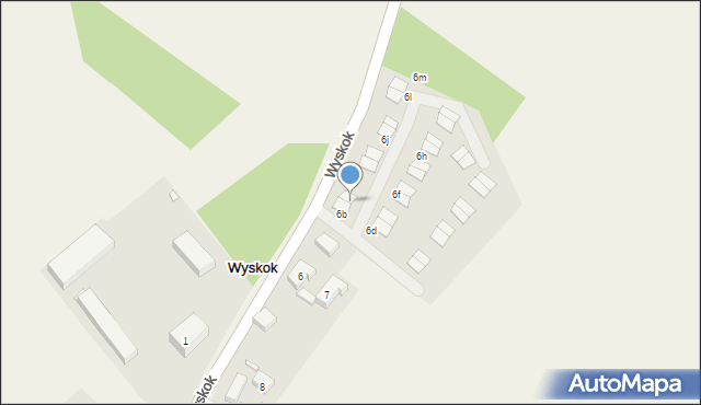 Wyskok, Wyskok, 6c, mapa Wyskok