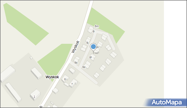 Wyskok, Wyskok, 6g, mapa Wyskok