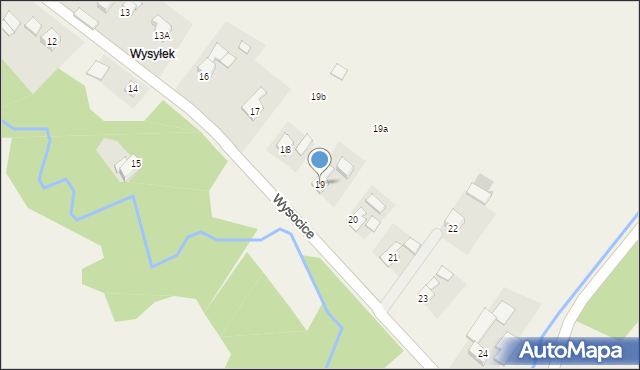 Wysocice, Wysocice, 19, mapa Wysocice