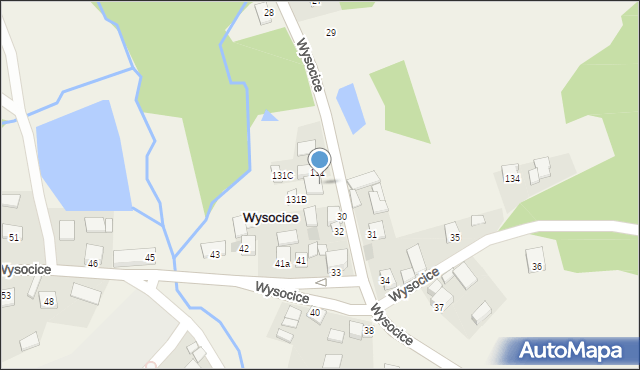 Wysocice, Wysocice, 31a, mapa Wysocice