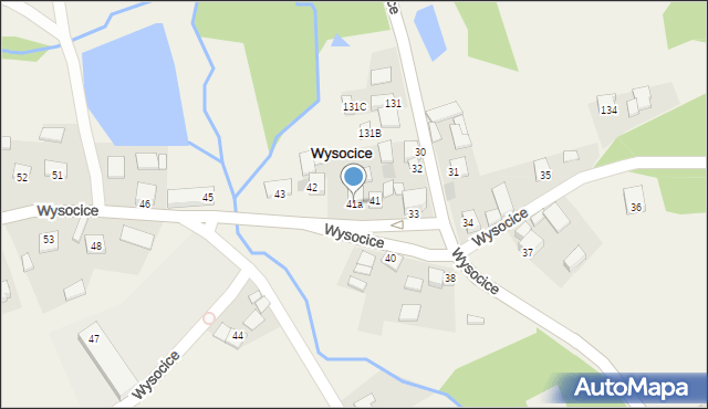 Wysocice, Wysocice, 41a, mapa Wysocice