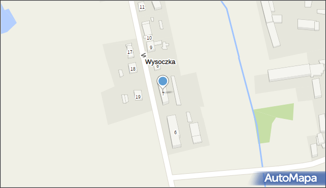 Wysoczka, Wysoczka, 7, mapa Wysoczka