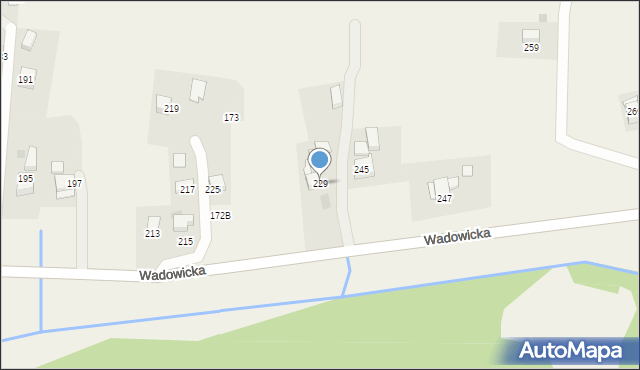 Wysoka, Wysoka, 174, mapa Wysoka