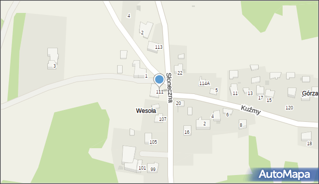 Wysoka, Wysoka, 238d, mapa Wysoka