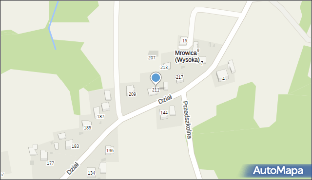 Wysoka, Wysoka, 46, mapa Wysoka