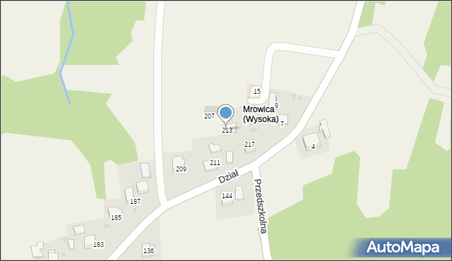 Wysoka, Wysoka, 47, mapa Wysoka