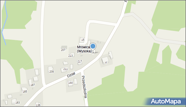 Wysoka, Wysoka, 49, mapa Wysoka