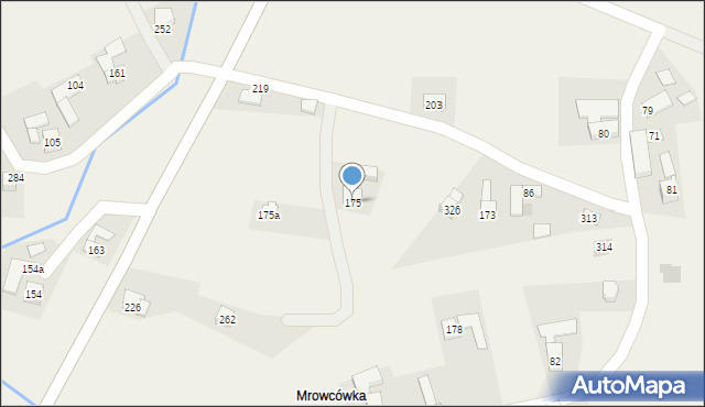 Wysoka, Wysoka, 175, mapa Wysoka