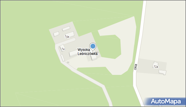 Wysoka, Wysoka, 73, mapa Wysoka