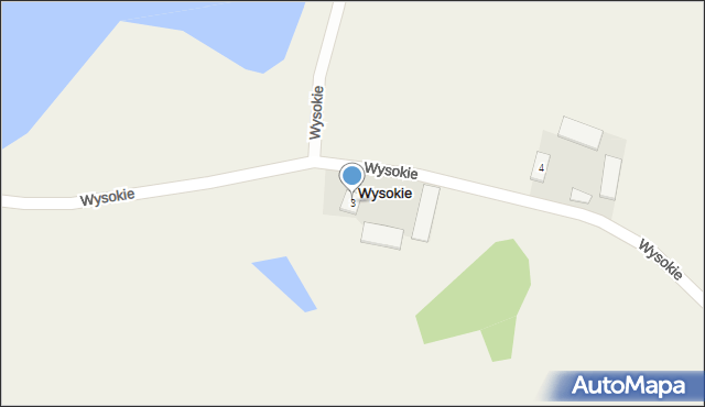 Wysokie, Wysokie, 3, mapa Wysokie